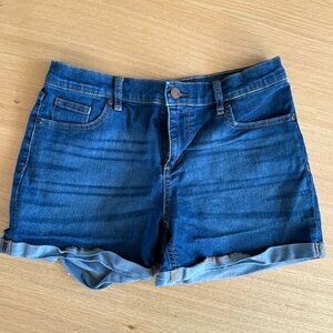 EUC NY&Co midi denim shorts